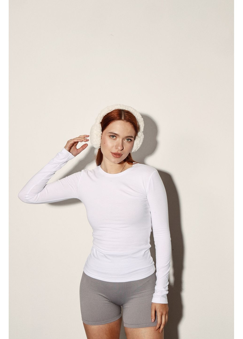 Лонгслив slim fit Hygge Hoodie (351585045)