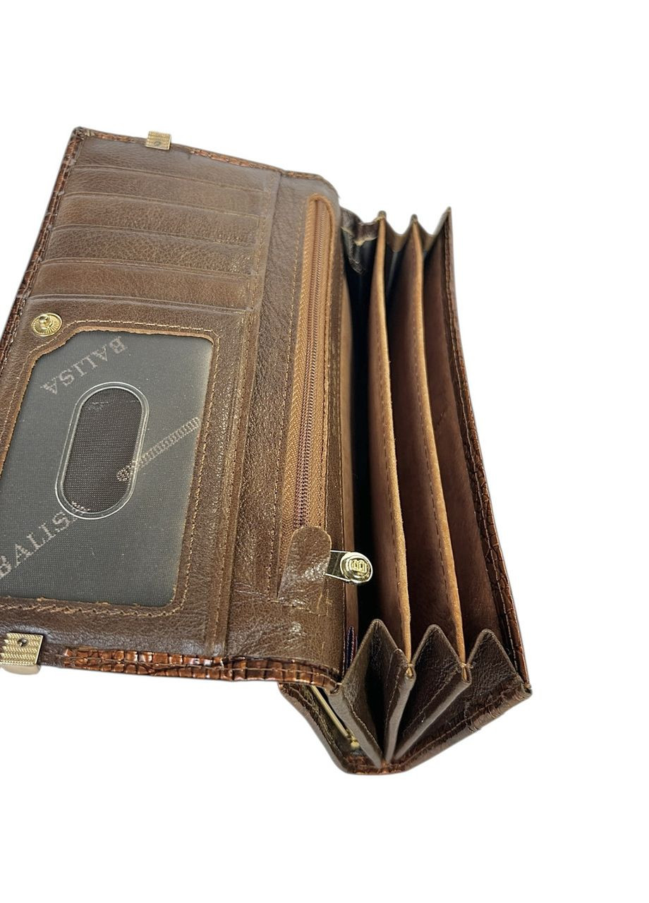 Жіночий гаманець з натуральної шкіри C827-195 помаранчева 18.5 х 9 х 3 Balisa (367264001)