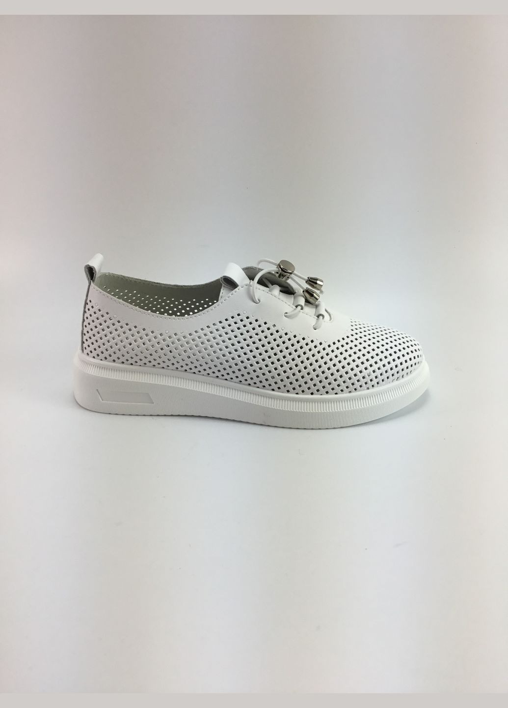 Iva Женские перфорированные туфли белые белый з натуральная кожа, украина — лето (322594658)