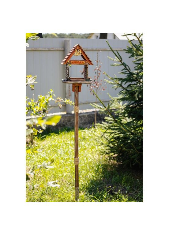 Годівниця для птахів Криївка на ніжці No Brand (360655640)