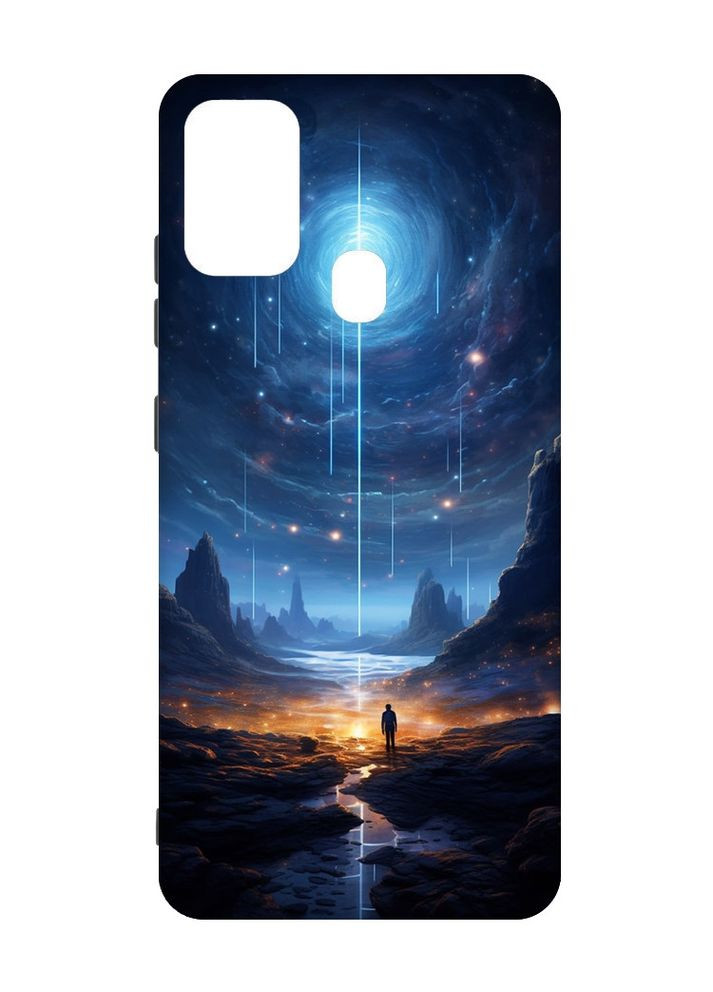 Чохол з чорними боками на Samsung Galaxy M30s/M21:: Космос (принт 244) Creative (360693815)