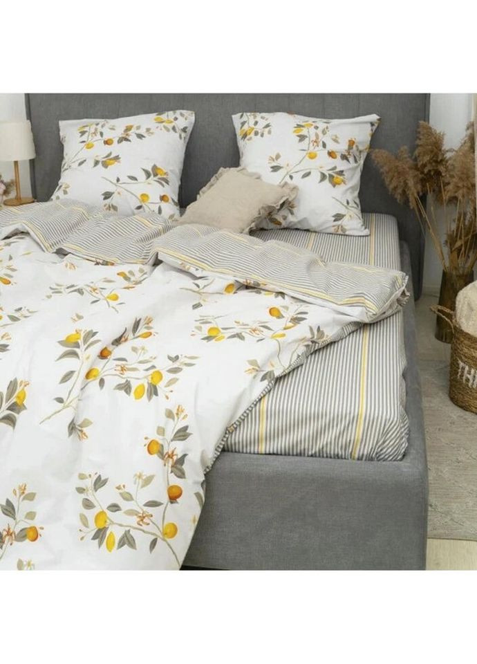 Постільна білизна євро Ранфорс 24317-E 220х200 см Viluta (336327944)