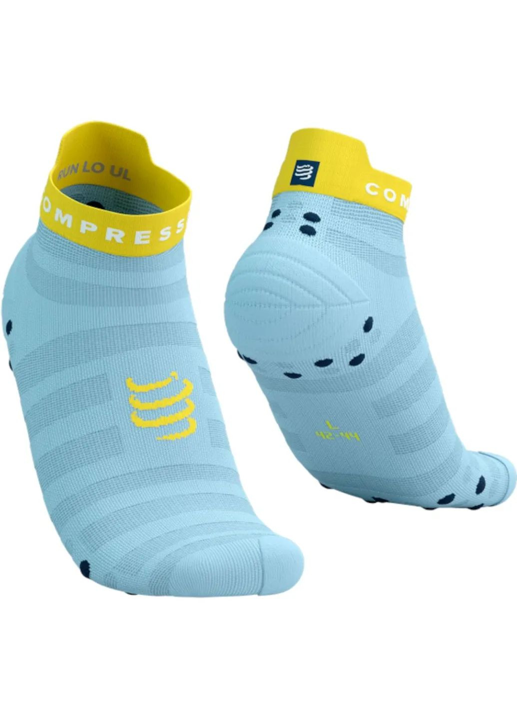 Сині шкарпетки pro racing socks v4.0 ultralight run low Compressport (367082039)