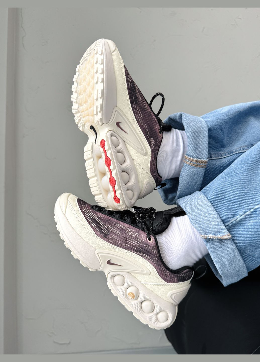 Кроссовки женские и мужские Nike Air Max SP Smokey Mauve | Найк Аир Макс ДН СП бежевые No Brand бежевые демисезоны (341089775)