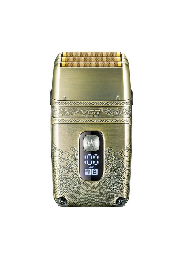 Электробритва V-335 шейвер, тройное лезвие, IPX6, LED display, Box VGR (371388446)