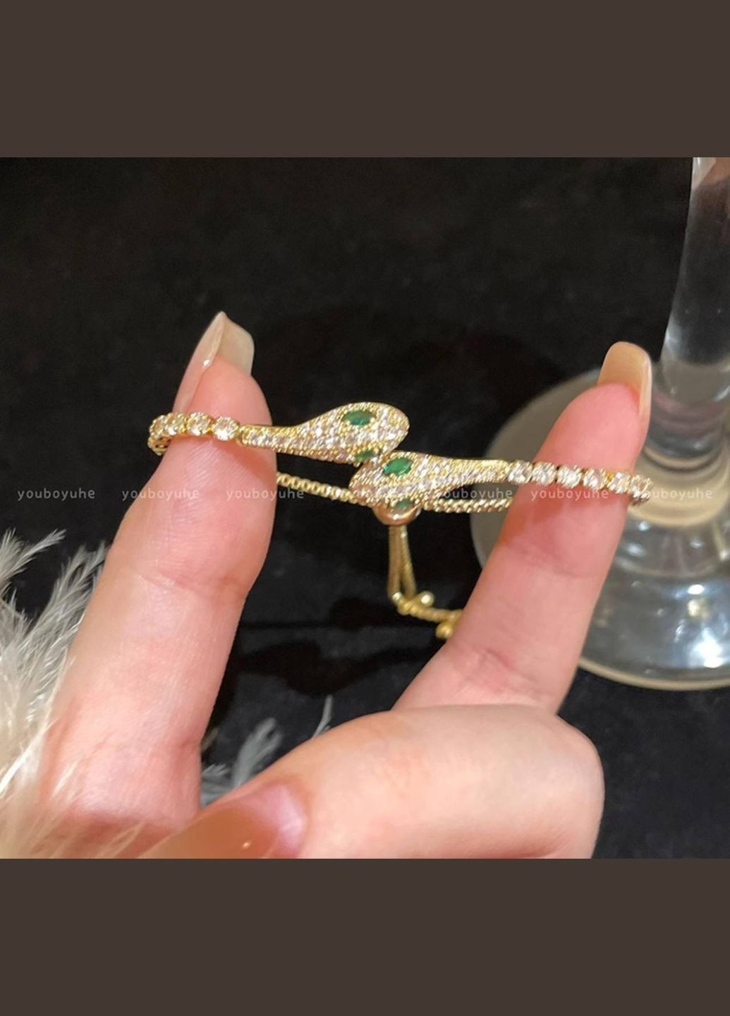 Браслет "Змійки" Золотистий No Brand (333163702)