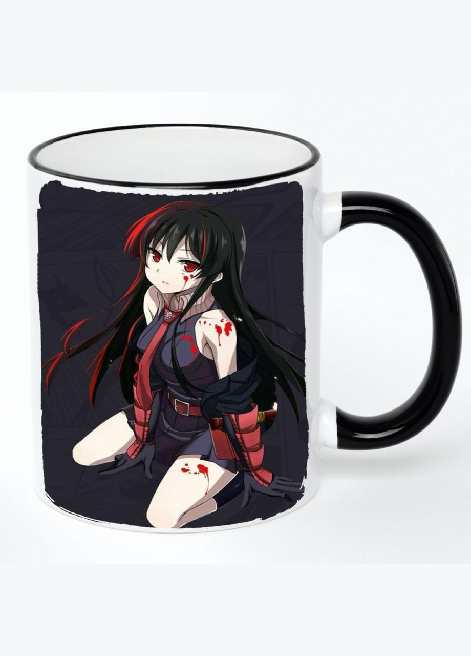 Чашка Унесенные привидениями Аниме #001 (кружка, кружка) Белая с черной ручкой 330 мл No Brand (322714146)