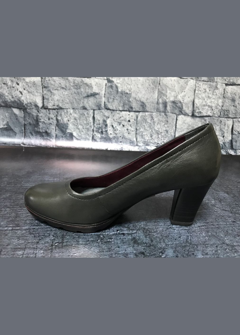 Tamaris Шкіряні туфлі на підборах графітового кольору,, Німеччина сірий з натуральна шкіра, німеччина — демісезон (308359782)