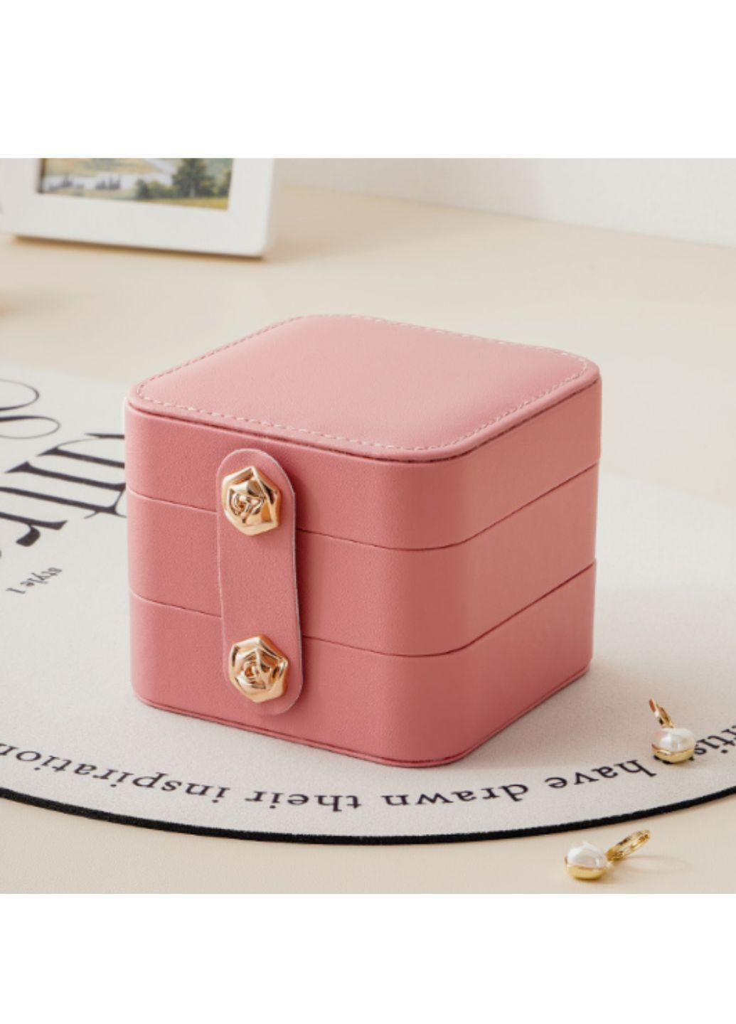 Скринька для прикрас Mini Рожева (ШДД-33-2) No Brand (371809881)