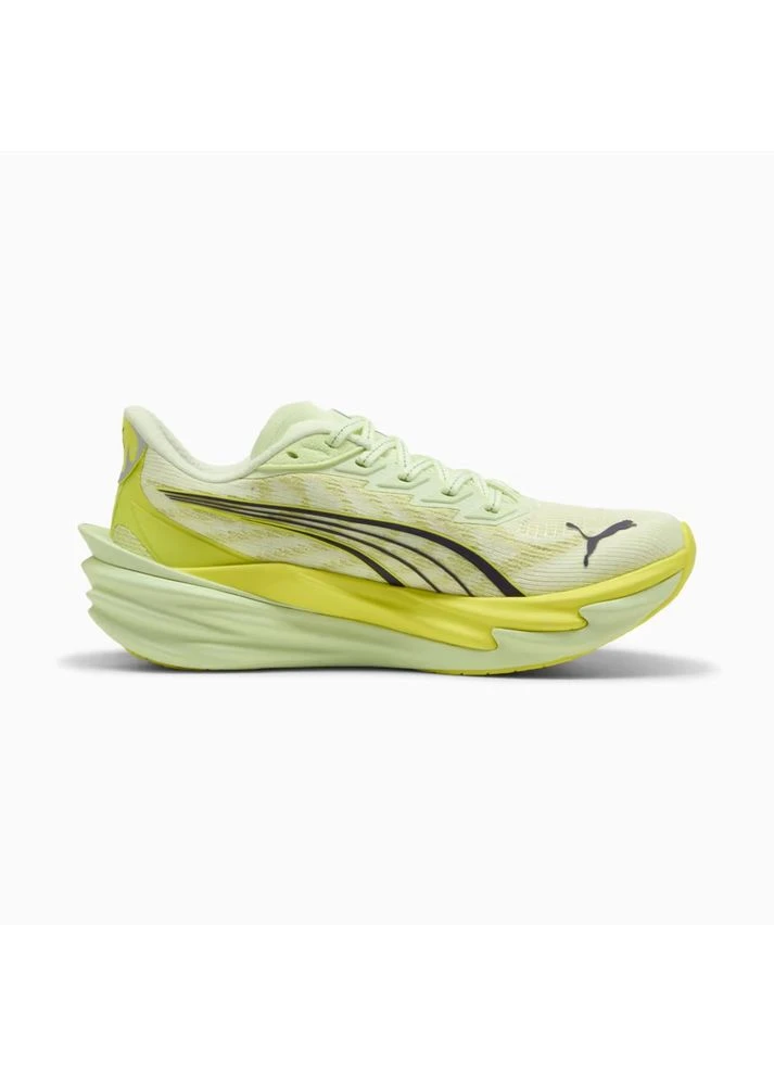 Кроссовки Deviate Nitro 4 Yellow/Green 312124-04 Puma комбинированные демисезоны (399952556)