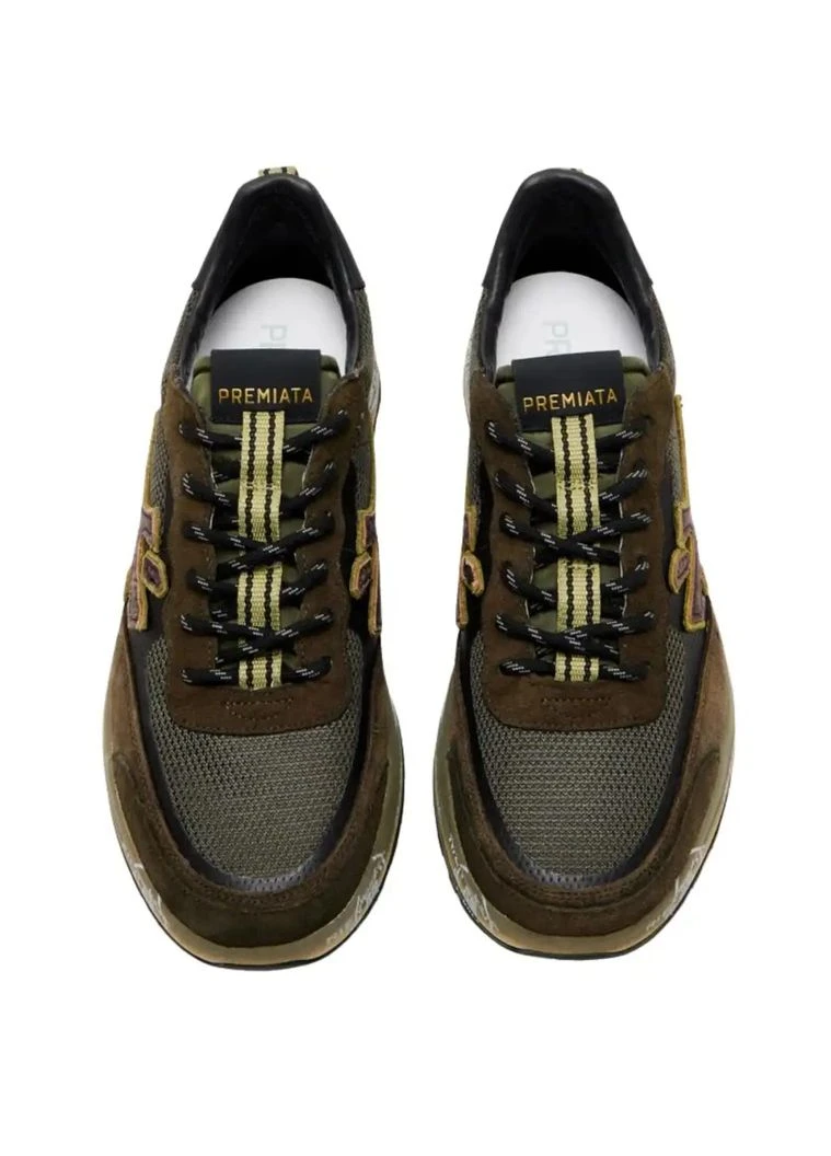 Коричневые кроссовки nous brown var-7731 Premiata