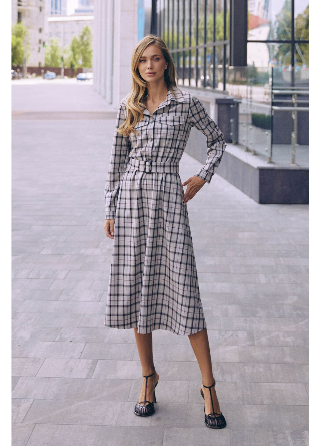 Сіра сукня 2195.6073 Seventeen