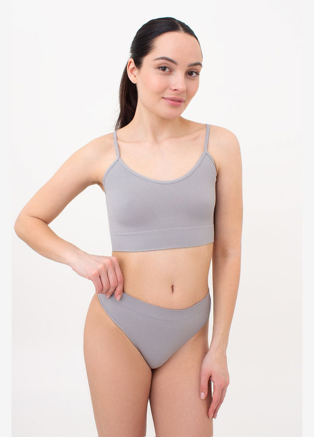 Безшовний топ на тонких бретелях Giulia TOP WITH STRAPS (333656935)