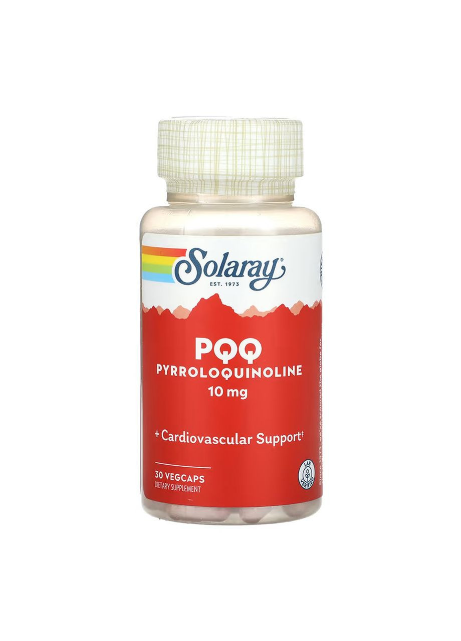 PQQ 10mg – 30 vcaps Solaray (369396672)
