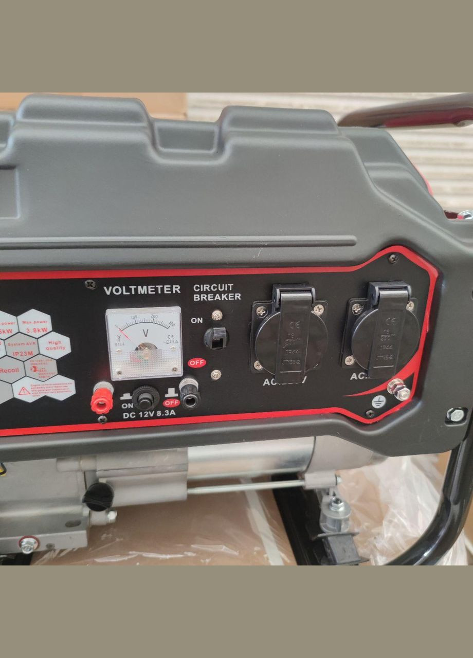 Бензиновый генератор Generator ручной запуск 3.3кВт 1 фаза (1901834830) Gasoline Blu (326811501)