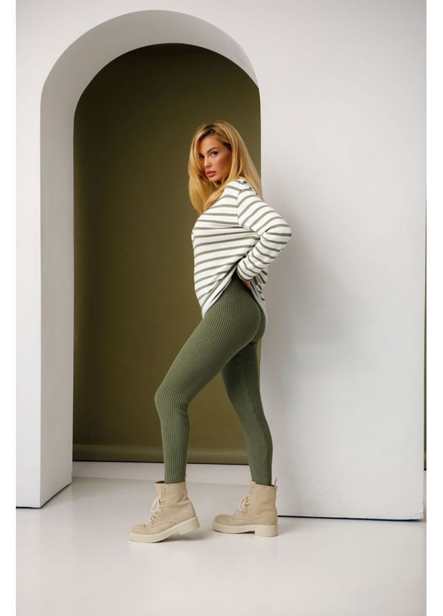 Брюки с кантом 2408 Оливковый Triko Bakh (368650840)