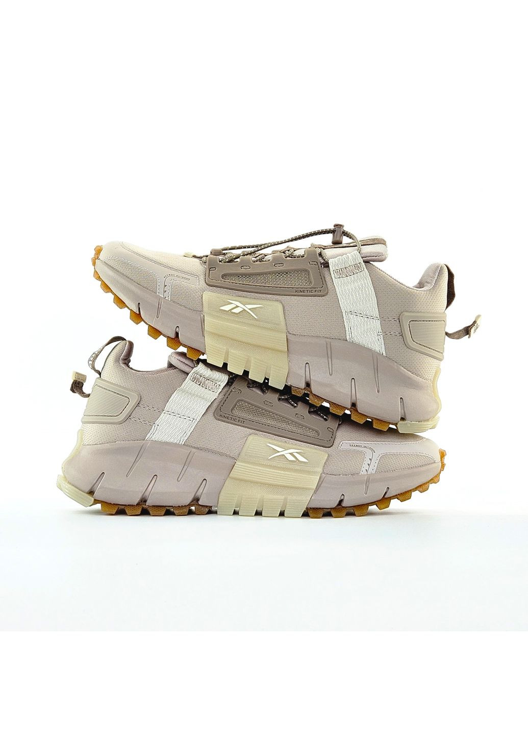 Кросівки жіночі Reebok Zig Kinetica Edge Beige | Рібок Зіг Кінетіка Едж бежеві No Brand бежеві демісезони (362672582)