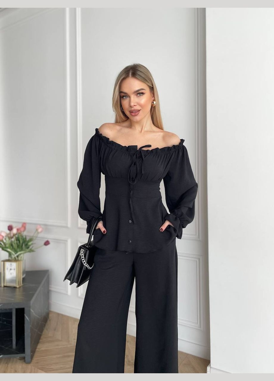 Женский костюм блузка+брюки Україна (329182167)