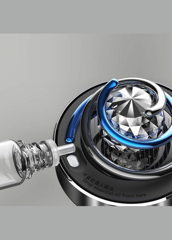 Ароматизатор в автомобіль Кристал левітуючий освіжувач повітря в машину на сонячній батареї (R051141) ABS (349843848)