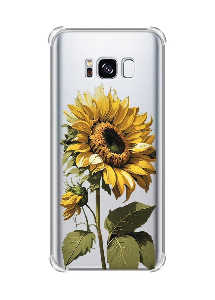 Чохол з потовщеними кутами на Samsung Galaxy S8:: Соняшник (принт 274) Creative (360692747)