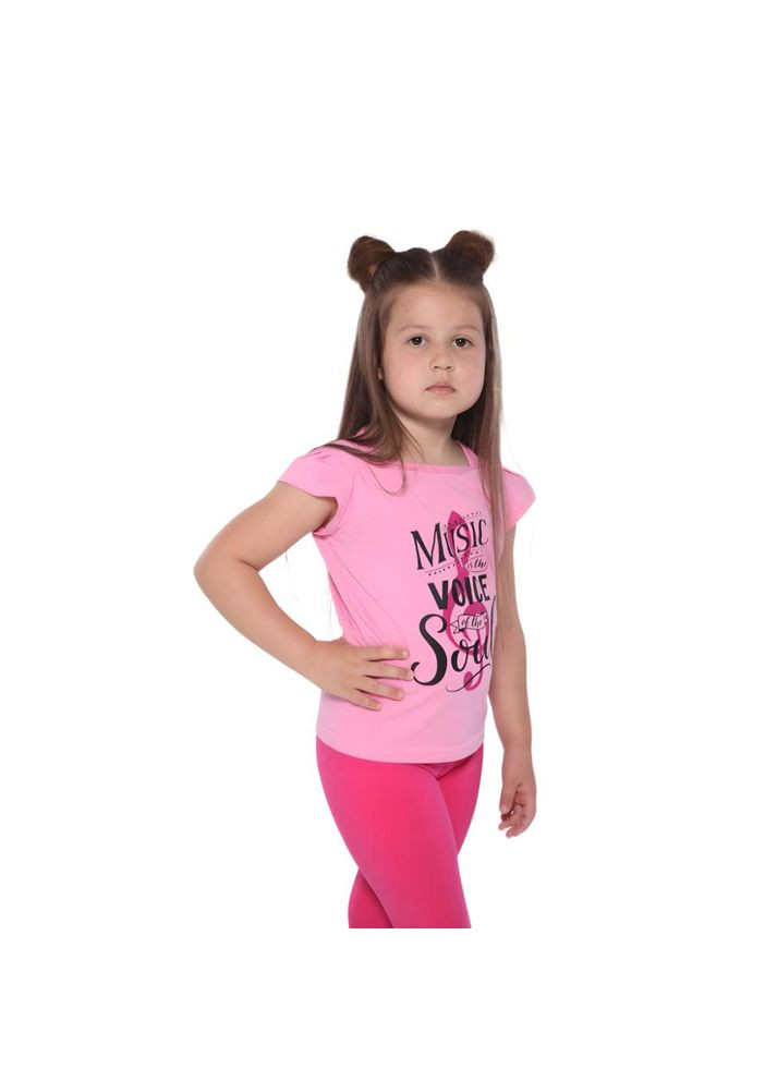 Розовая футболка детская для девочек модный карапуз Trendy Tot 03-00961_000000002