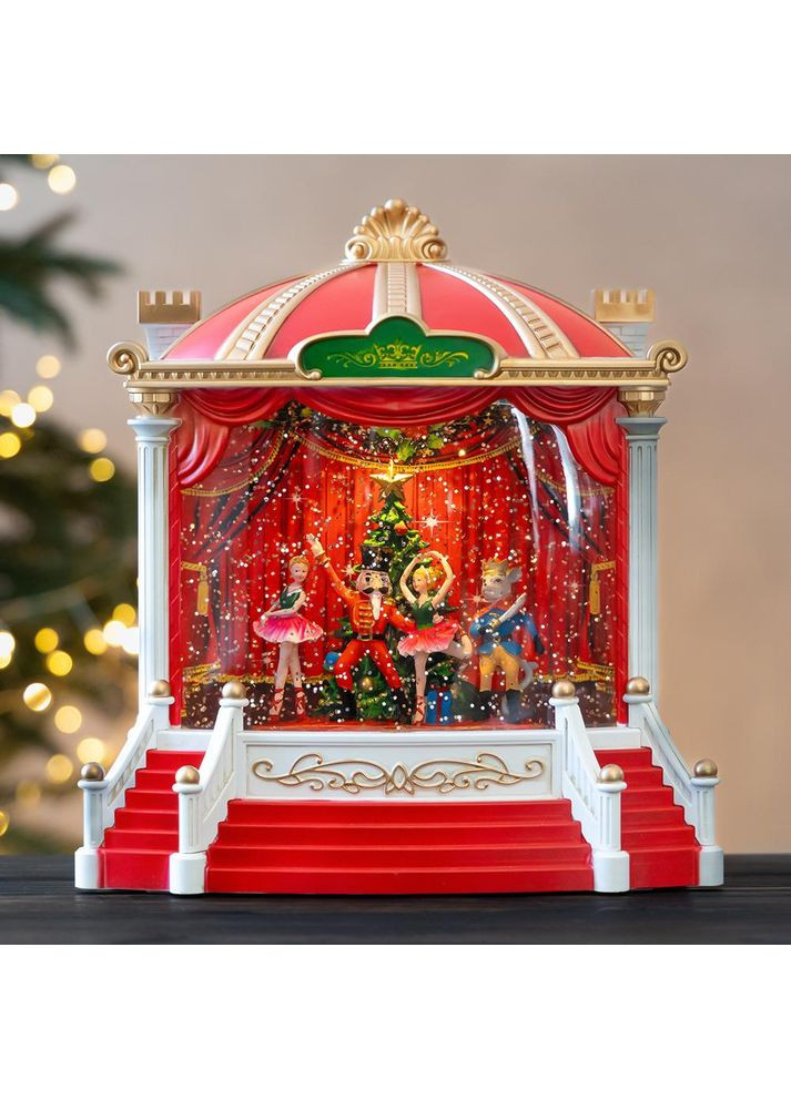 Фонарь с подсветкой и музыкой Новогодняя сказка 23 см ELISEY (366214958)