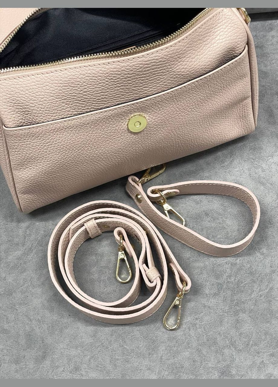 Сумка жіноча Італія, натуральна шкіра, мінімалізм, 2 ремінці Virginia Conti Кросбоді (338257329)