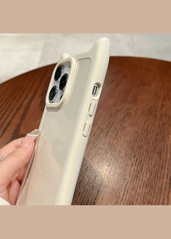 Чохол на iPhone 15 Pro / для айфон 15 про з котячими вушками Epik (360635641)