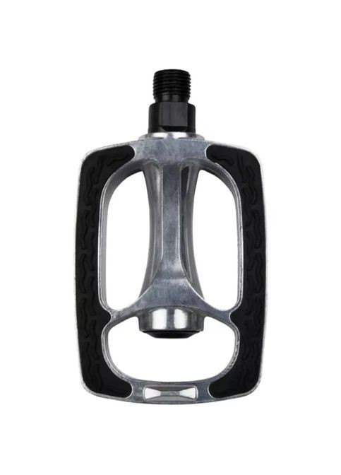 Педалі велосипедні зі світловідбивачами алюмінієві, сріблясті (VR-6293) No Brand (309045336)