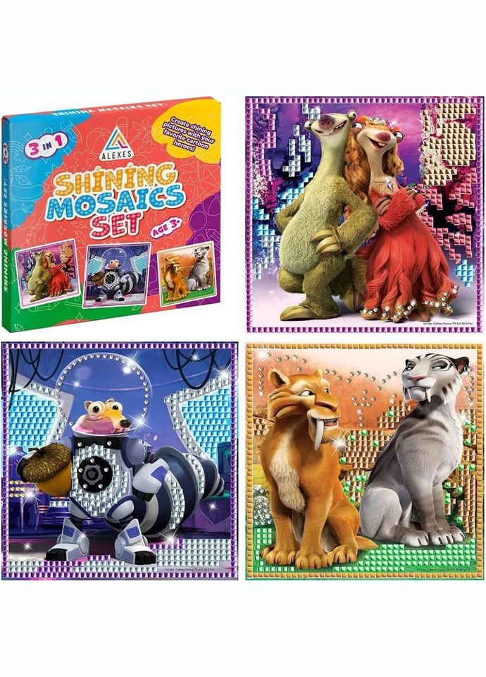 Детская мозаика "Ледниковый период" 3 в 1 KP-002 Alexes (337499862)