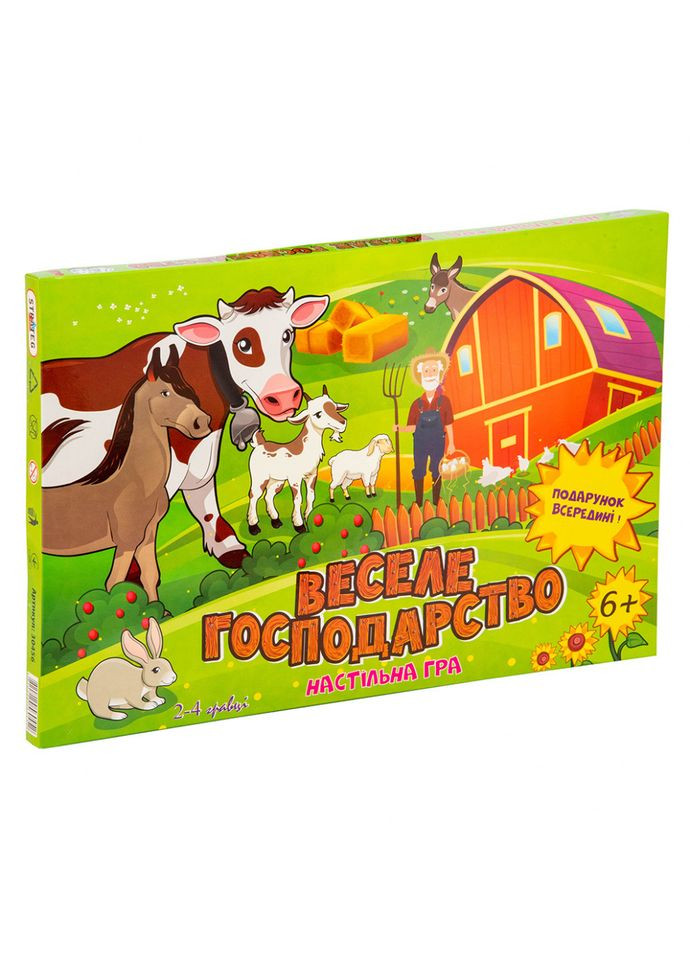 Настольная Игра-бродилка "Веселое хозяйство" 30456 (укр.) Strateg (302365872)