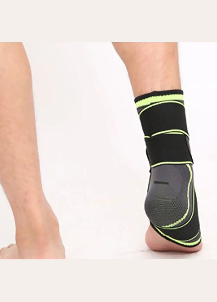 Спортивный эластичный бандаж голеностопного сустава с фиксирующим ремнем. No Brand (318697906)