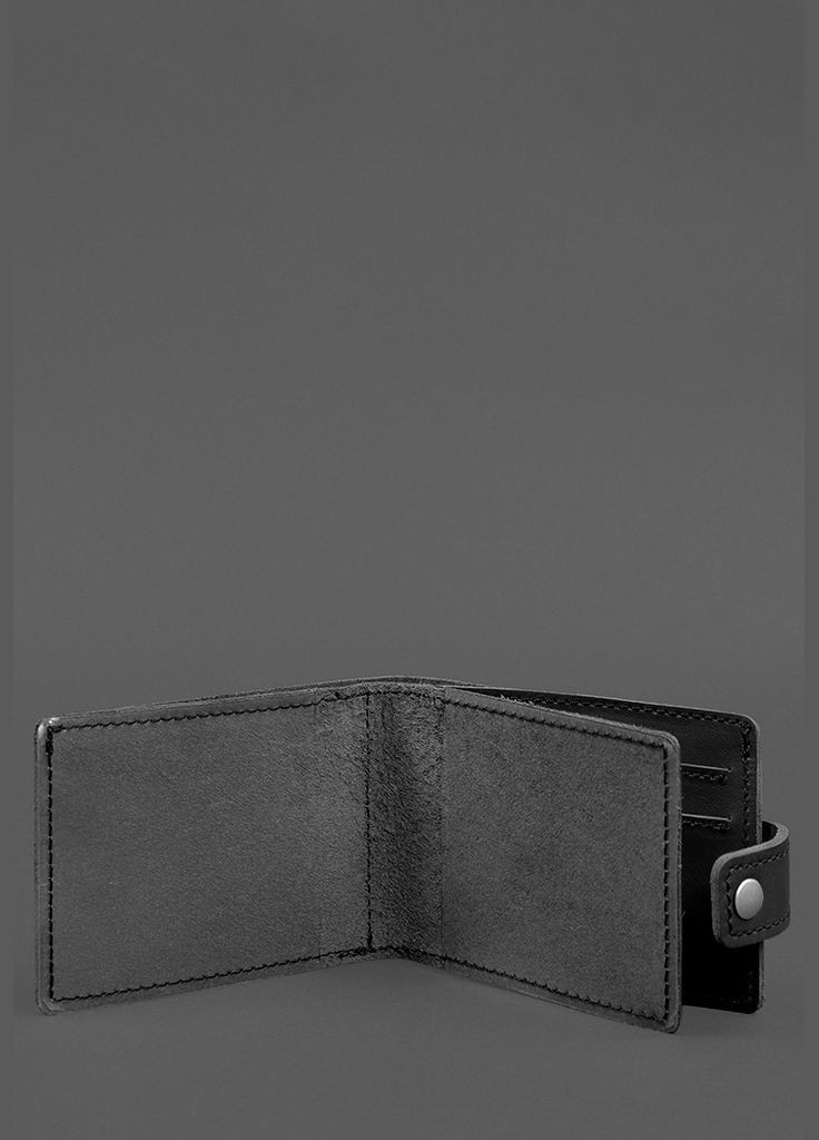 Кожаная обложка-портмоне для удостоверения участника боевых действий (УБД картонный документ) Чёрная (A-028647) BlankNote (328961477)