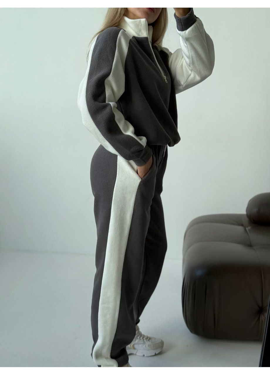 Костюм з двостороннього флісу | Теплий затишний комплект Україна (367049326)