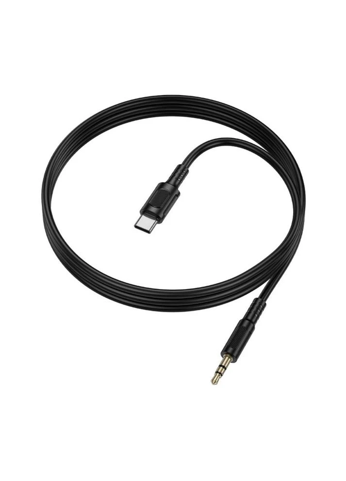 Аудиокабель BL25B Nice digital audio conversion cable Type-C Black Borofone (391302164)