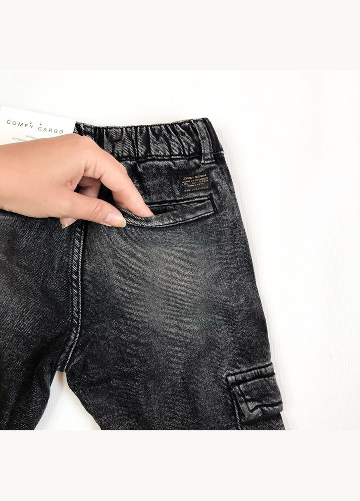 Черные джинсы 116 см черный артикул л572 Zara