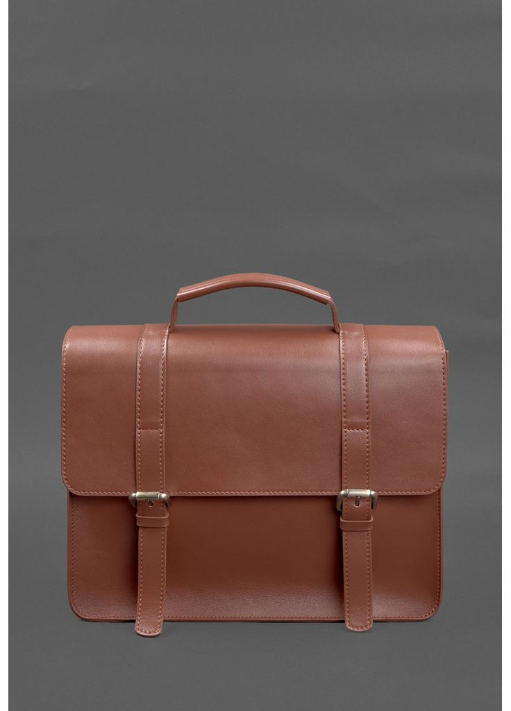 Кожаная сумка-портфель Porte светло-коричневый BlankNote (348359135)