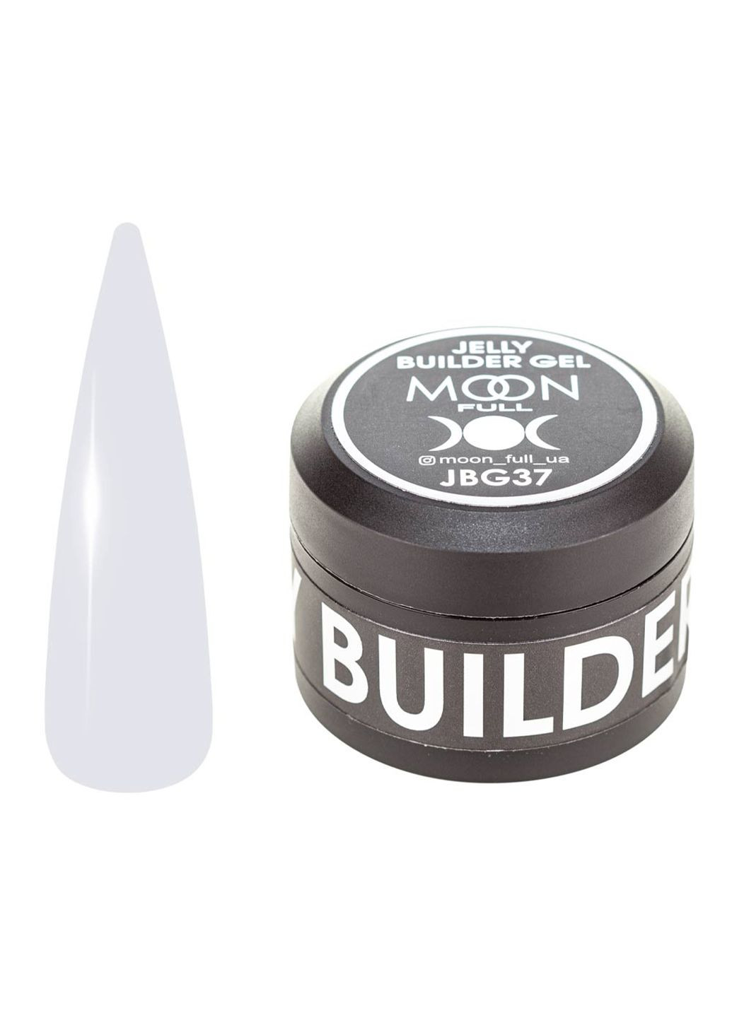 Гель-желе для нарощування нігтів Full Jelly Builder Gel № JBG 37 Moon (294340119)