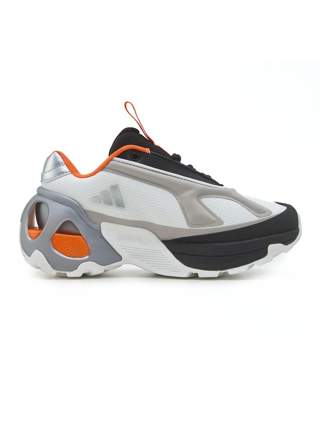 Білі кросівки чоловічі adidas edge runner white black orange адідас едж раннер білі демісезон No Brand
