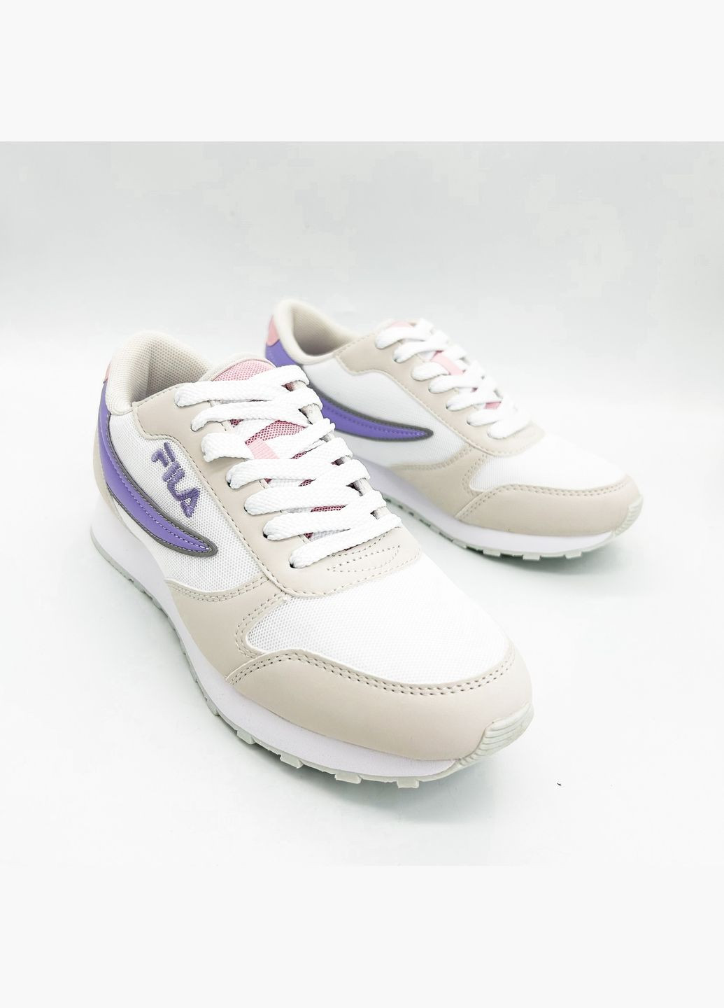 Бежеві кеди (р) текстиль/екошкіра 0-1-1-ffw-0396- Fila