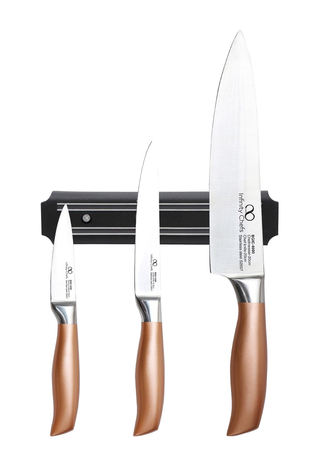 Набор ножей 4пр BGIC4500 Bergner комбинированные,