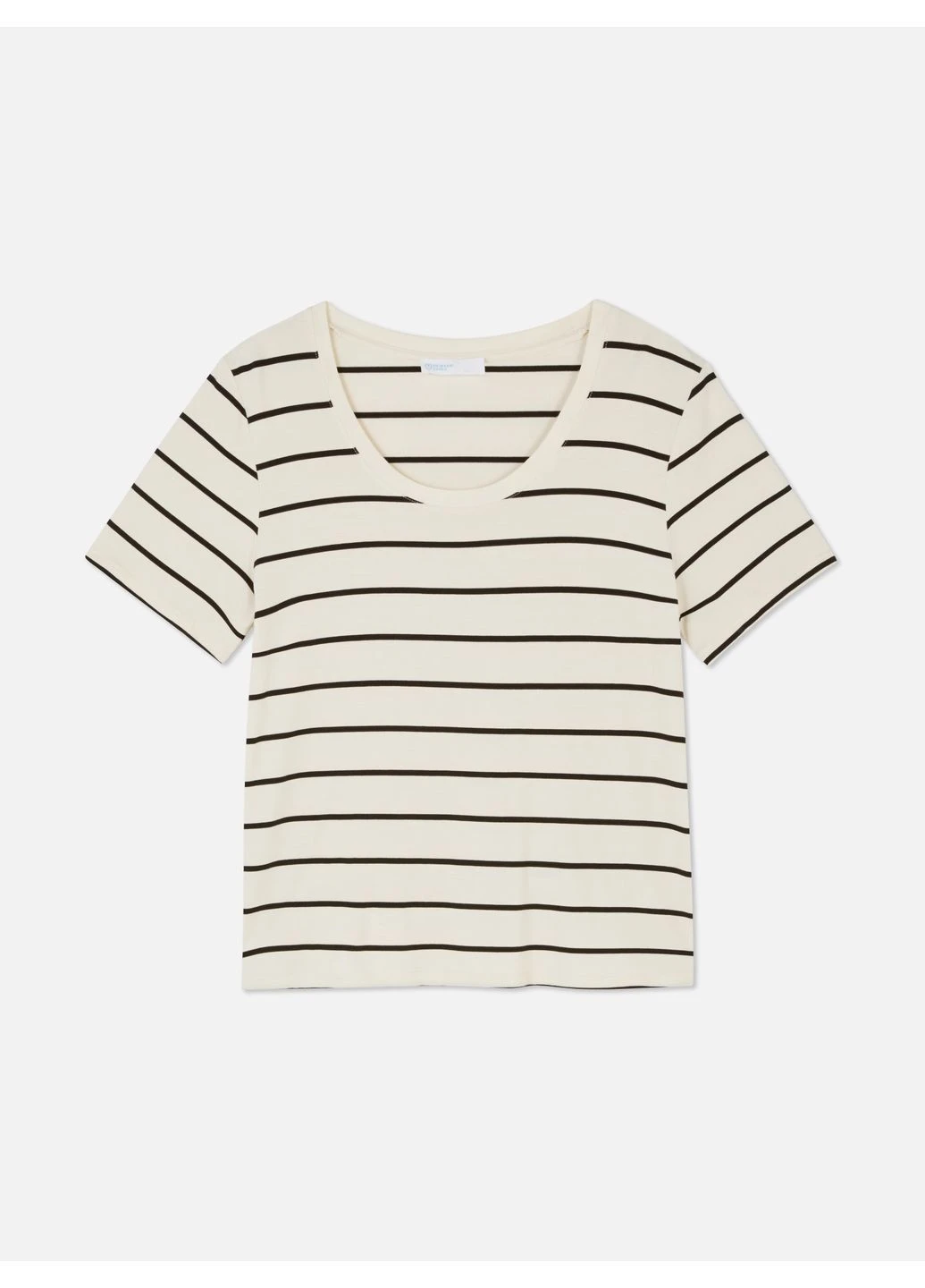 Футболка basic,світло-бежевий в смужку, Primark - (400313984)