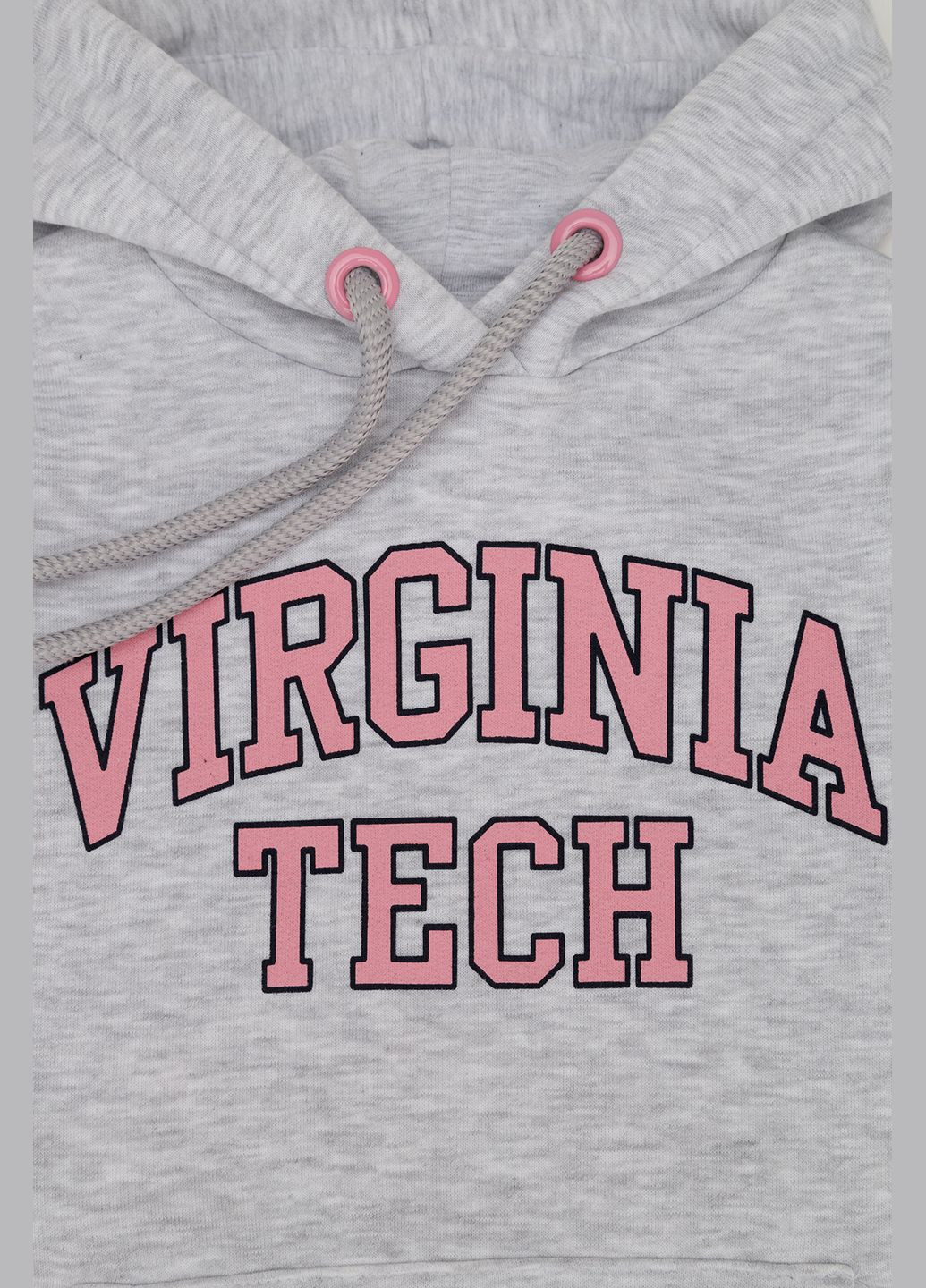 Худі для дівчинки колір світло-сірий CB-00252776 Wanex (325812925)