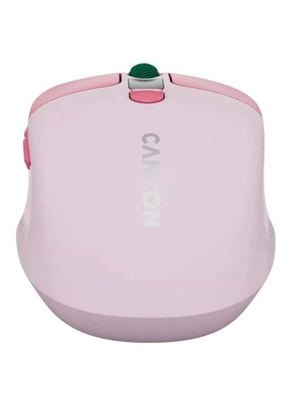 Мышка Canyon (CNS-CMSW26P) VAG MW-26 LCD Silent Wireless/Bluetooth Pink (366651758)