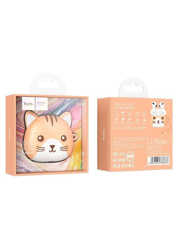 Беспроводные наушники True wireless stereo headset Khaki Cat (6931474788863) Hoco EW46 (361871351)