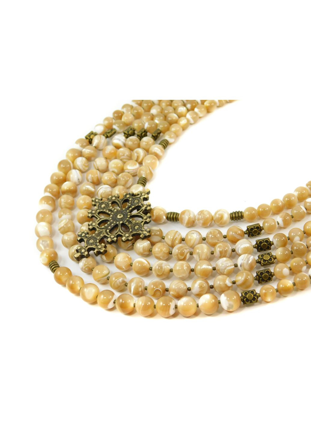 Бусы "Берга" Перламутр Fursa fashion (322444617)