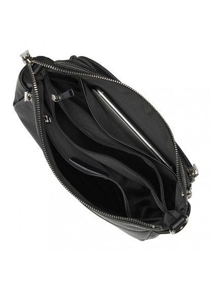 Сумка жіноча з натуральної шкіри чорна 8532_black No Brand (336912559)