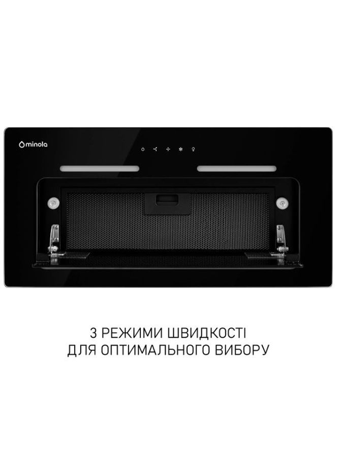 Вытяжка HBI 6473 BL GLASS 800 LED Line MINOLA (339680191)