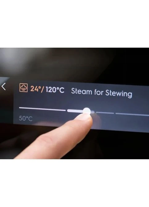 Электрический духовой шкаф Electrolux, 70 л, класс энергопотребления А++, пара, конвекция, дисплей, режим пароварки, черный No Brand (393487661)