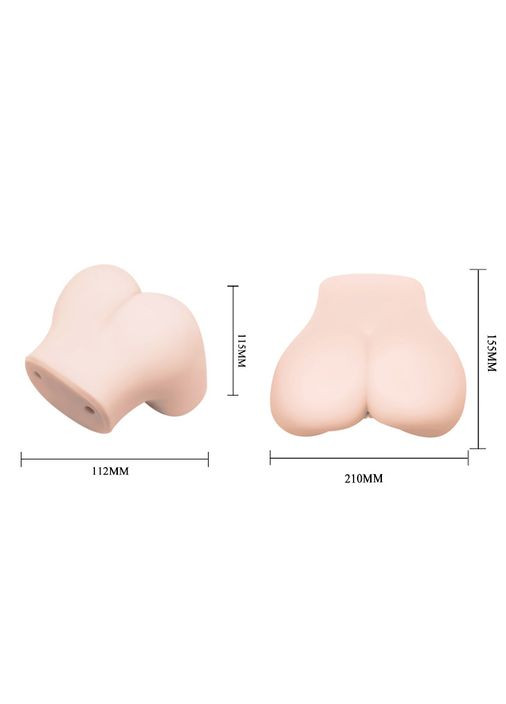 Мастурбатор жіноча попа, з двома отворами — Passion Lady Flower Baby Vibrating Masurbator Drive LyBaile (336946493)